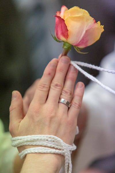 La rose et le fil de coton