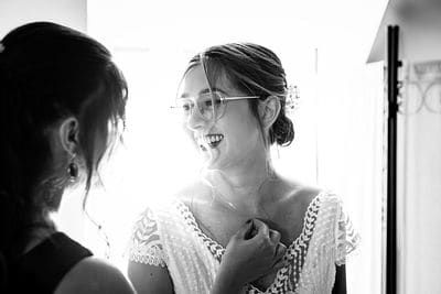 Le rire de la mariée