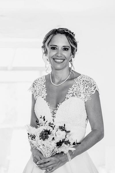 Portrait de la mariée